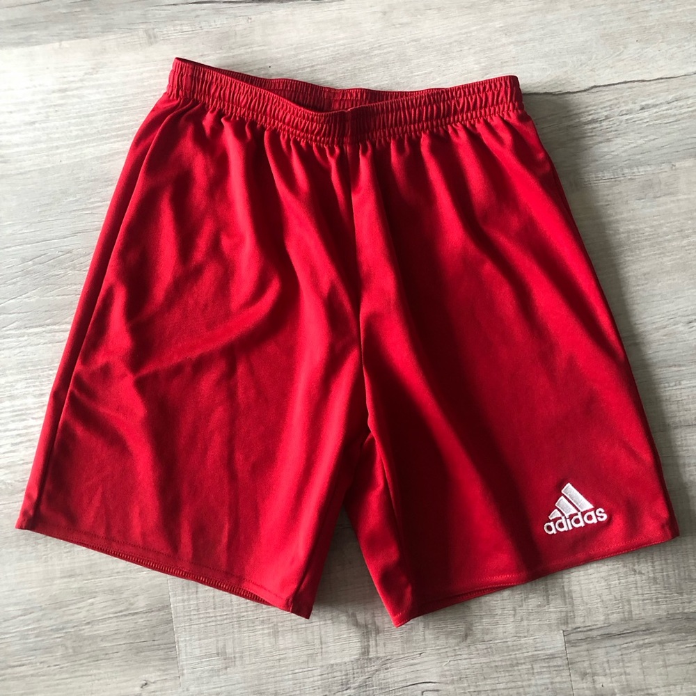 Adidas Red Athletic Shorts. Girls